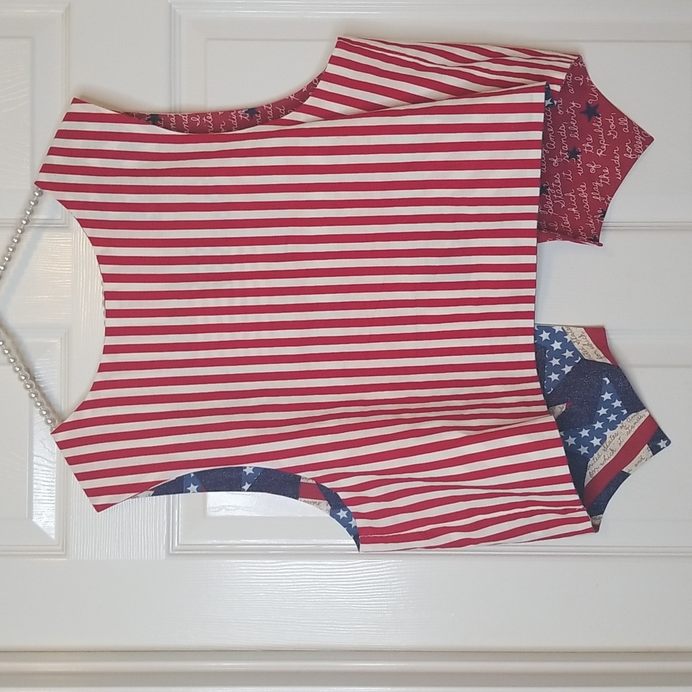 Vintage American Flag Stars And Stripes Patriotic Reversible Vest - Picture 4 of 6